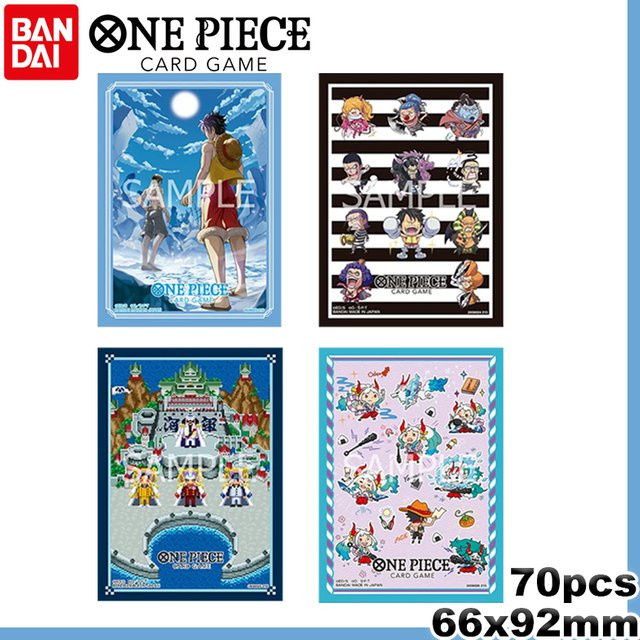 Bandai One Piece Kartenhüllen, 70-teiliges Set, ab 9 Jahren - Bild 1