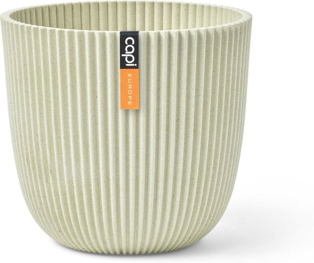 Aplanta Blumentopf Groove Kugel in Beige, Durchmesser: 25 cm - Bild 1