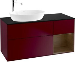 V&B Waschtischunterschrank Finion mit Wandbeleuchtung, Breite: 120 cm, Tiefe: 50,1 cm, Höhe: 50,1 cm - Bild 1