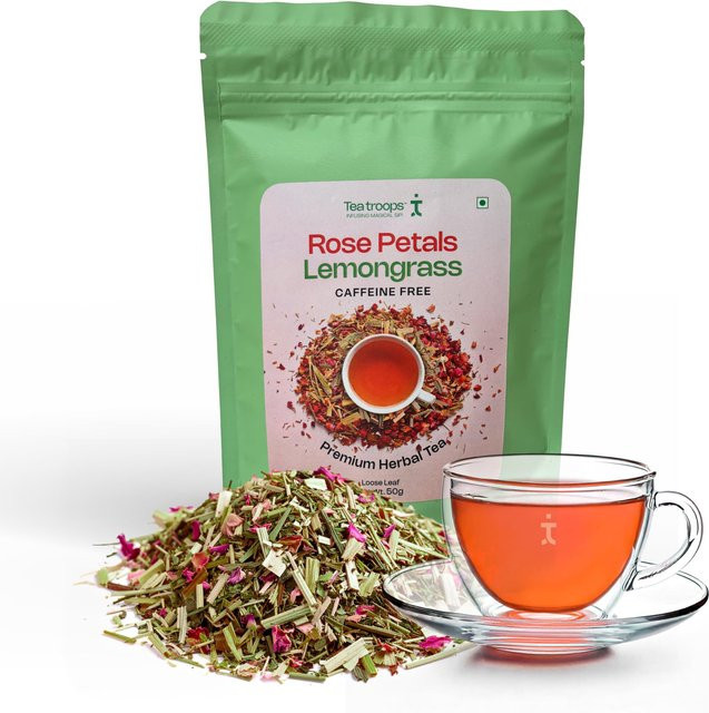 Tea Troops Kräutertee Rose & Zitrone, koffeinfrei, lose, 50g - Bild 1