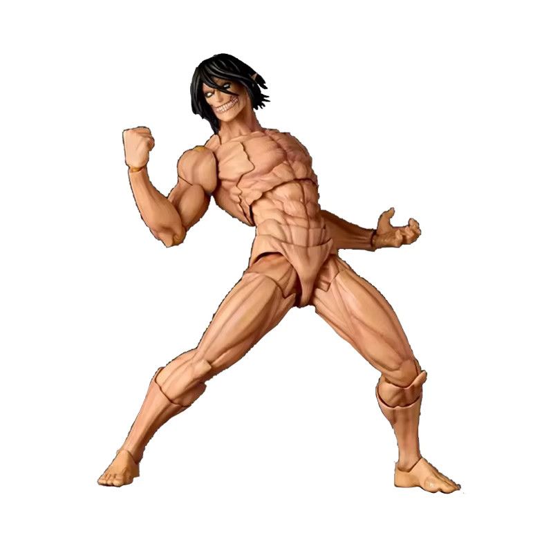 Revoltech Eren Jaeger Action Figure aus Angriff auf Titan als PVC Anime Modell für deine Sammlung - Bild 4