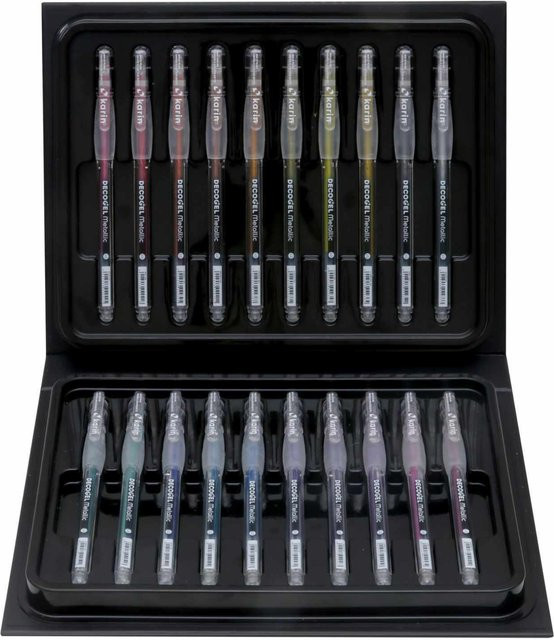 Karin Decogel-Set Metallic in Gelb mit 20 Stück - Bild 1