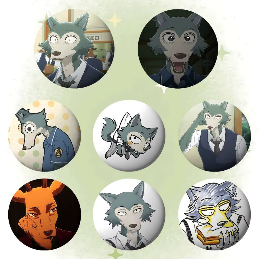 Bilibili Anstecknadel Anime B-Beastars, Metall, Bunt - Bild 2
