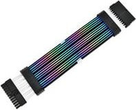 Thermaltake Mod ARGB Black Cable 24Pin Kabelmanagement in Schwarz, Transparent und Multicolour - Bild 1