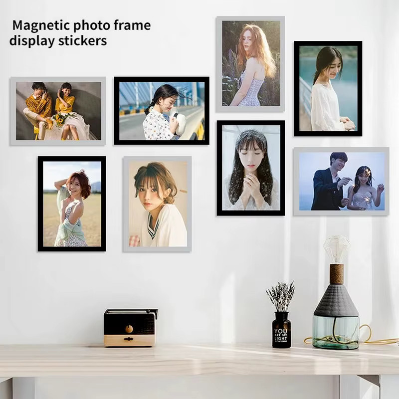 MoeTron Magnetische Poster-Anzeigetafel aus weichem PVC in Schwarz, Breite: 50 cm, Höhe: 70 cm - Bild 1