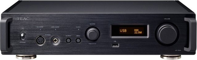 TEAC UD-701N-B DAC in Schwarz mit USB, Optical, RCA und XLR Anschlüssen - Bild 1