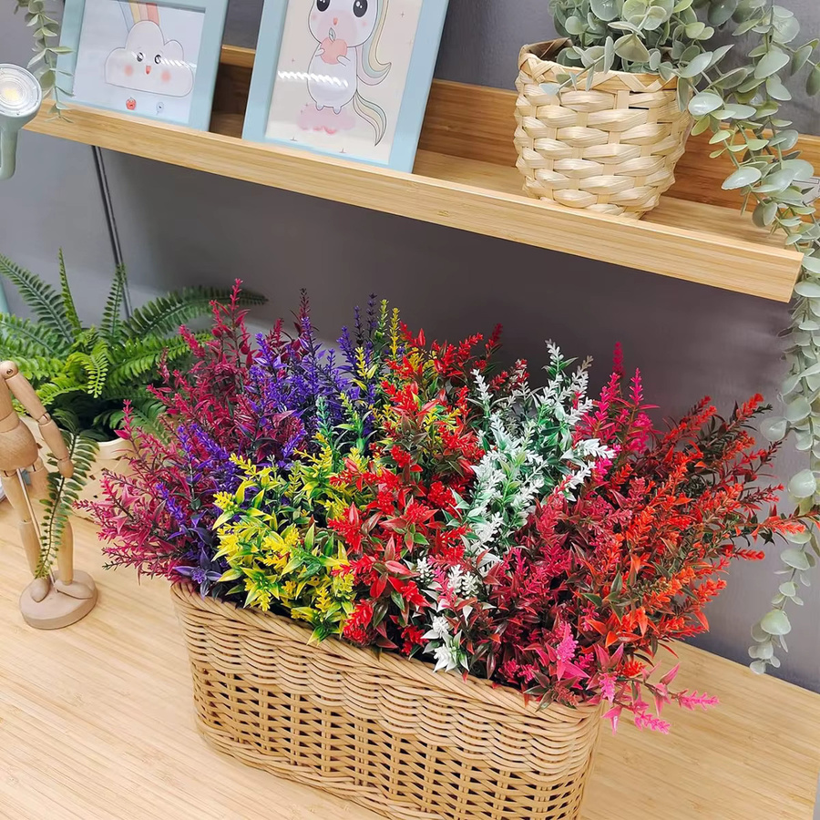 Künstlicher Lavendel von smr in Rot und Mehrfarbig für Hochzeiten, Garten und Dekorationen - Bild 4