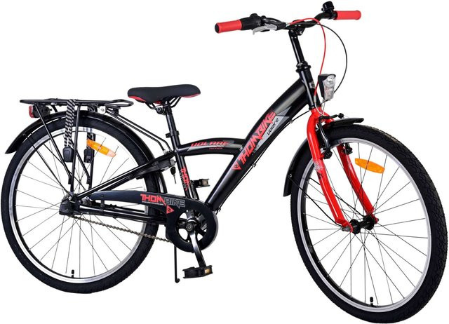 TPFSports Thombike Kinderfahrrad, Jungen, 24 Zoll, 3 Gänge, Rot - Bild 1
