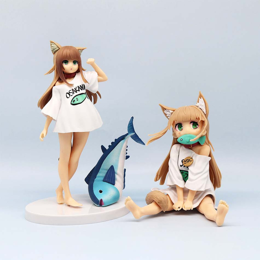 Fashnics Kinako Anime Figur Katzenmädchen Action Modell Statue 14+y - Bild 1