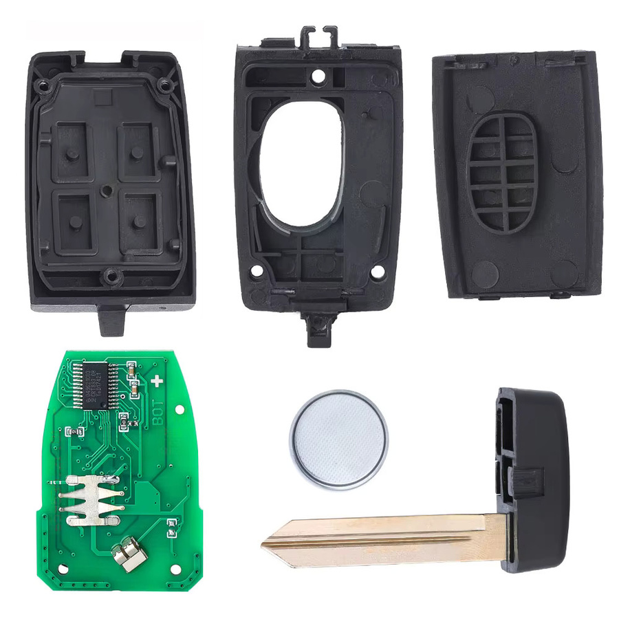 DIYKEY Fernschlüsselanhänger für Ford Taurus und Lincoln MKS MKT, 315 MHz, Schwarz - Bild 4