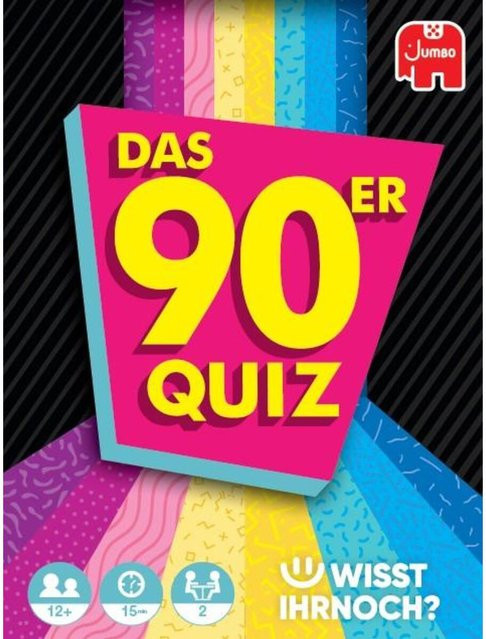Jumbo Spiele GmbH Wisst ihr noch? - Das 90er Quiz, Quizspiel, ab 12 Jahre - Bild 1