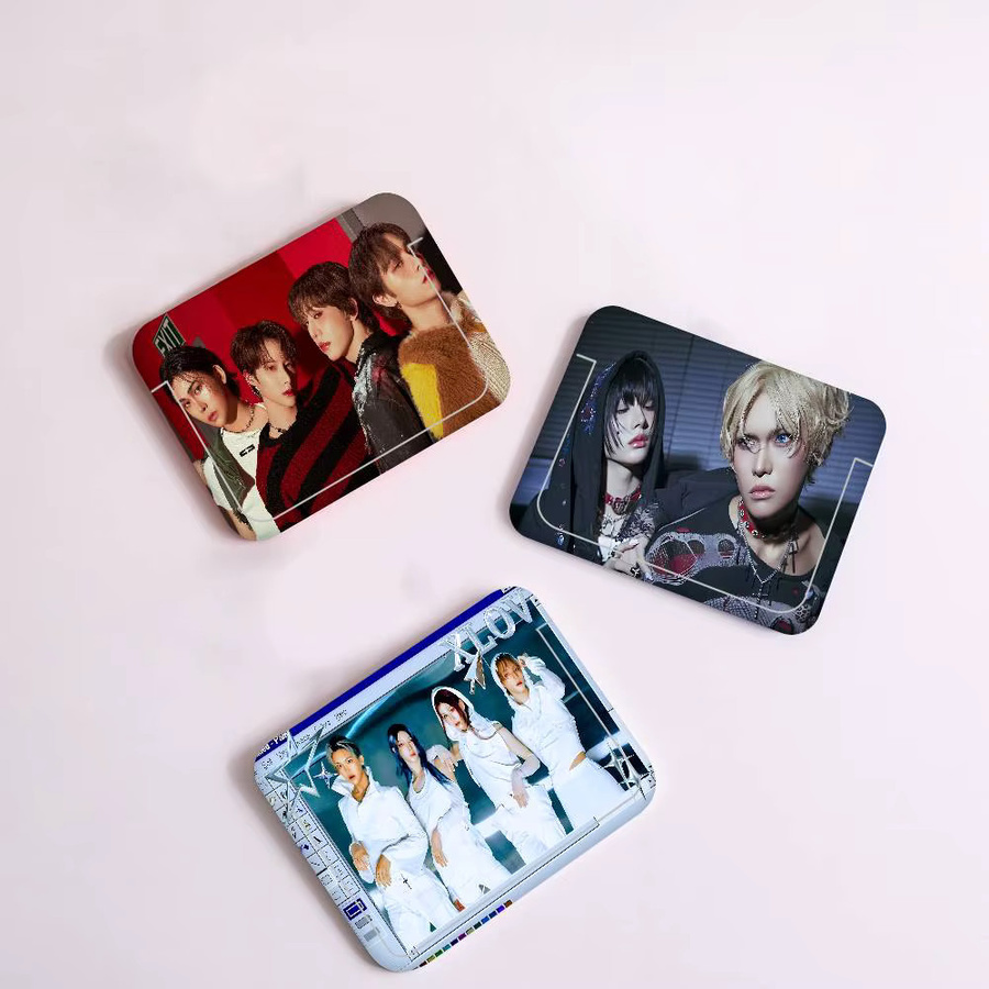 X-XLov K-Pop Bus-Pass-Kartenhülle aus Kunststoff in Multicolour als Halter für Bankkarten, Arbeitsausweise und Namensschilder - Bild 3