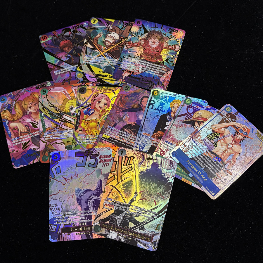 Bandai One Piece Charakter Event-Serie Goldfolien-Karten, 4-teiliges Set - Bild 2