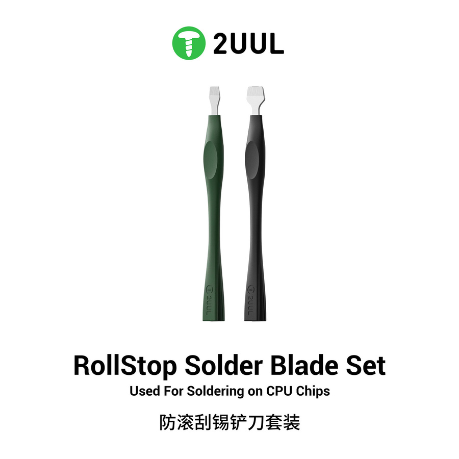 2UUL DA19 2-in-1 RollStop Lötklingen-Set mit Anti-Roll-Tisch für präzise CPU-Chip-Reparaturen - Bild 2