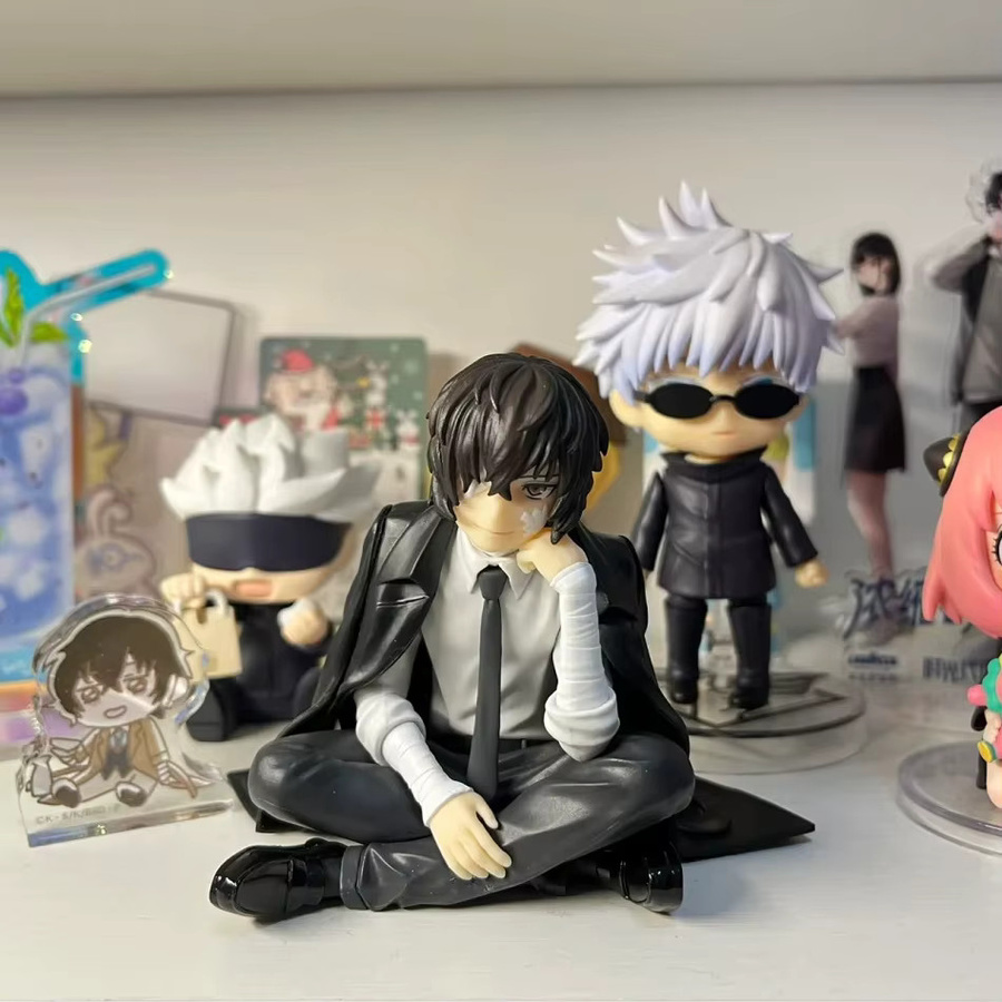 Bandai Bungo Stray Dogs Dazai Osamu und Nakahara Chuuya Actionfiguren, 2-teiliges Set, Kunststoff, bunt - Bild 5