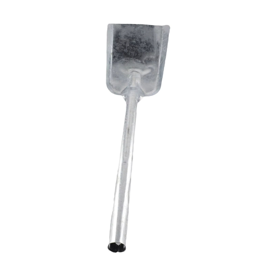Wasserdichte Kamin Schaufel aus Eisen in Silber für die Reinigung von Asche und Müll - Bild 2