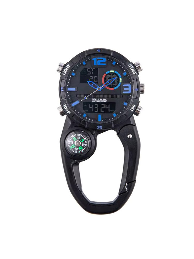BGVfive Taschenuhr, Kunststoff, Kompass, Schwarz, Unisex - Bild 5