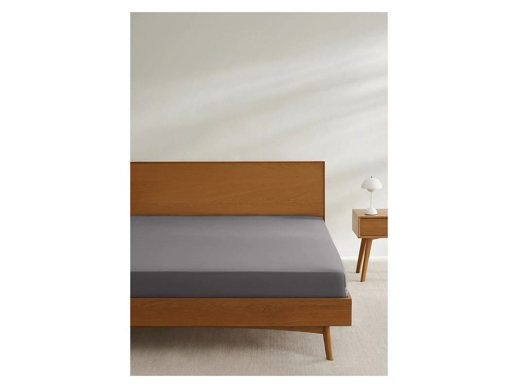 S.Oliver Spannbettlaken Jersey aus Baumwolle mit Elastan in Grau, B/T: 180 x 200 cm - Bild 2