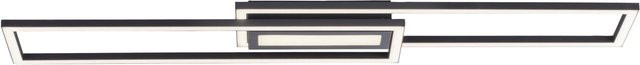 Just Light. LED-Deckenleuchte Asmina in Schwarz, B: 95 cm, H: 17,5 cm - Bild 1