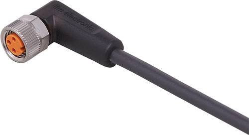 ifm electronic EVC148 Anschlussleitung mit Buchse, gewinkelt, 3-polig, schwarz, 5 m - Bild 1