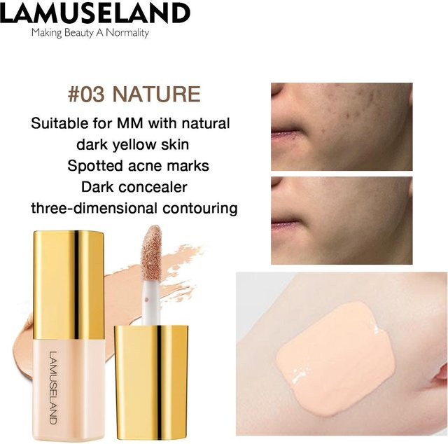 LAMUSELAND Concealer, flüssig, #03 NATURE - Bild 1