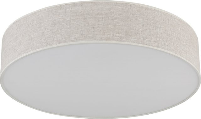 Globo Lighting Deckenleuchte JULE in Weiß und Beige, modern und rund mit E27 Fassung - Bild 1