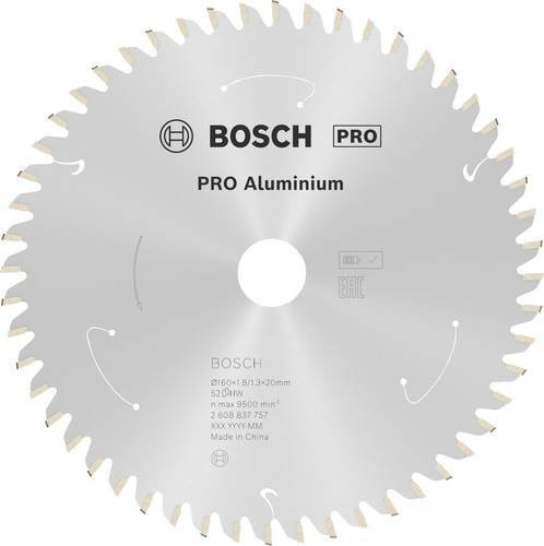 Bosch Kreissägeblatt Standard für Aluminium für Akkusägen, Ø 160 mm, 52 Zähne - Bild 2