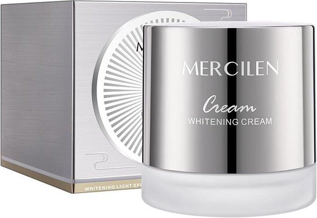 MERCILEN Gesicht- und Körperaufhellungscreme, 50 g, mit Niacinamid und Bisabolol - Bild 1
