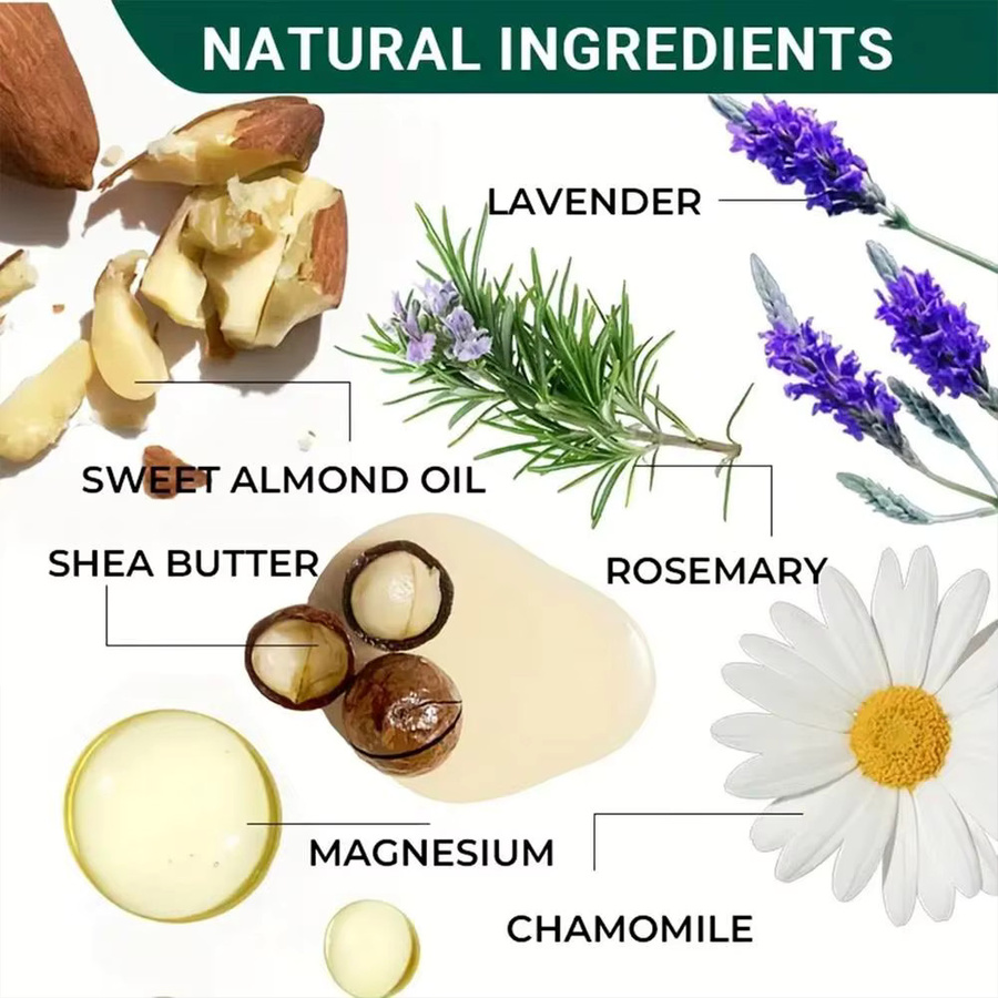 eelhoe Magnesium-Gelenkcreme mit Kamille, Lavendel und Minze - Bild 4