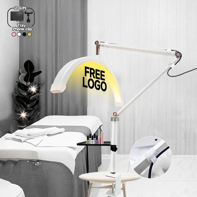 Inlightray Halbmondlicht Clip-on Lampe für Wimpernverlängerung und Schönheitssalon in Weiß - Bild 1