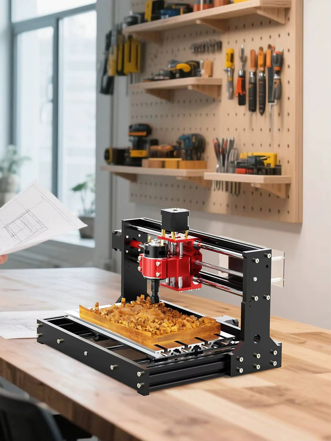 TWOTREES TTC3018 PRO CNC-Graviermaschine mit ER11 für Acrylgravur und -schneiden, dreiachsige DIY-Holzbearbeitungsgravur - Bild 6