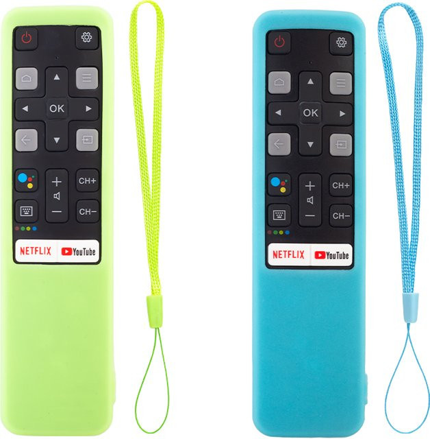 Silikon-Fernbedienungshülle RC802V JUR6 in Blau für TCL TV-Modelle - Bild 1