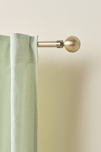 Jotex Gardinenstange STOCKHOLM in Gold aus Metall, Breite: 90–160 cm - Bild 1