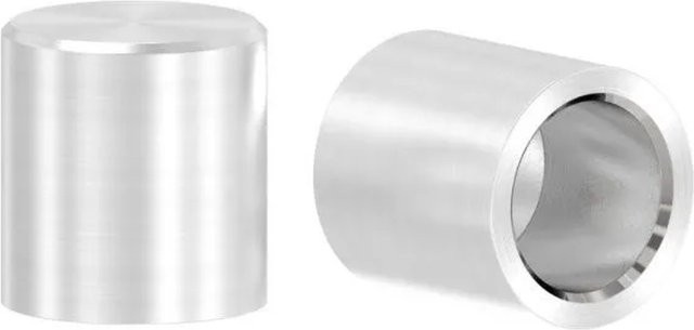 FeNau Endkappe aus Edelstahl V2A in Silber für Ø 10 mm Rundmaterial zum Kleben - Bild 1