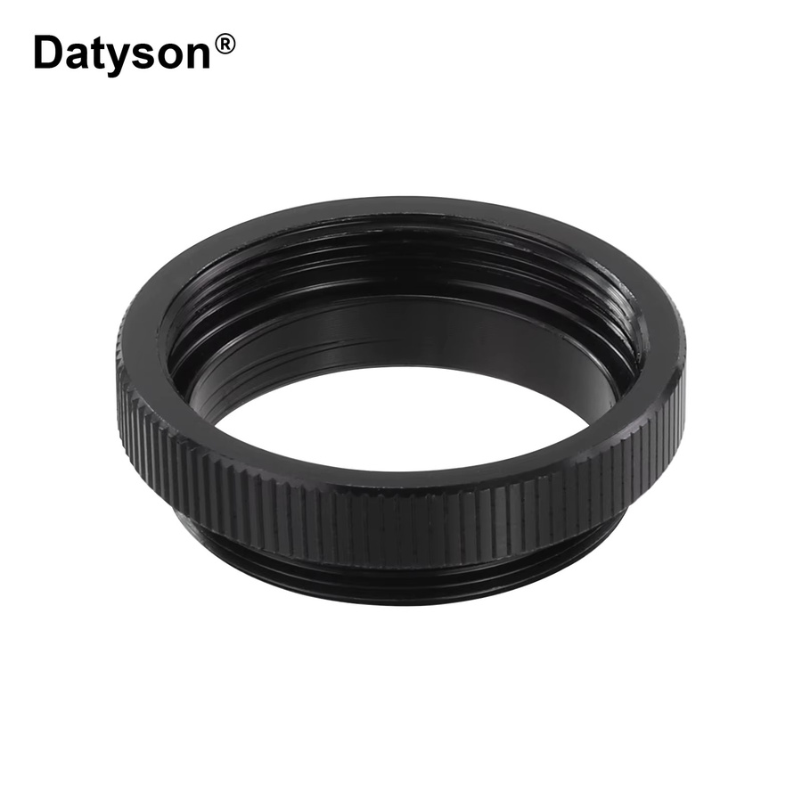 Datyson Präzisions-Metall-Verlängerungsring C/CS-Mount-Adapter für Industriekameras und Mikroskope, Schwarz, 5 mm - Bild 3