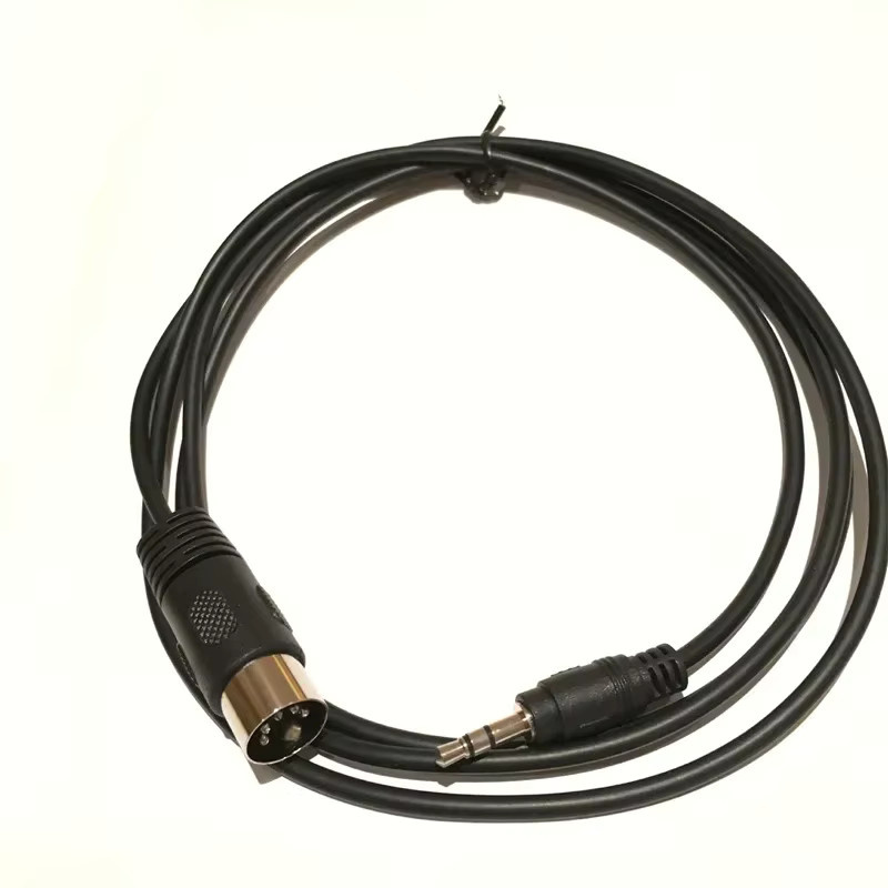 BSN Audio Verlängerungskabel DIN 5 Pin MIDI auf 3,5 mm Stereo Jack, Schwarz - Bild 5