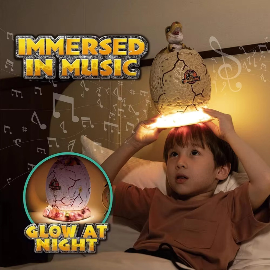 Kmoist Dinosaurier-Ei Münzsafe, mit LED-Licht, Spielzeug - Bild 5