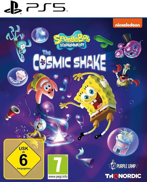 SpongeBob Schwammkopf - The Cosmic Shake PS5-Spiel für PlayStation 5 (Jump 'n' Run Adventure, USK 6) - Bild 1