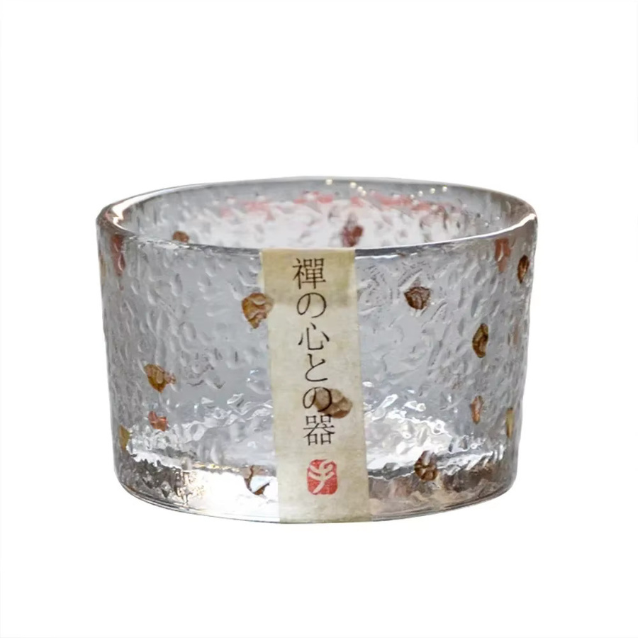 Fuji Bergglas Tasse im japanischen Stil aus hitzebeständigem Stein-Glas, transparent - Bild 4