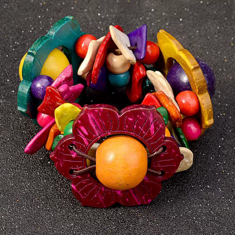 UDDEIN Armband, Blumen-Holz, Damen - Bild 2