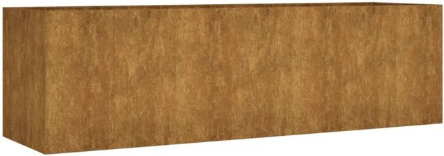 furnicato Hochbeet aus Cortenstahl in Braun, B/T/H: 280 x 80 x 80 cm - Bild 1