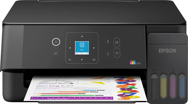 Epson EcoTank ET-2920 Multifunktionsdrucker Tintenstrahl mit Drucken, Scannen und Kopieren sowie Wi-Fi - Bild 2
