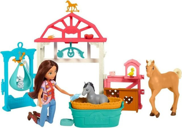 Mattel Spirit DreamWorks Spirit Luckys Tierbaby-Pflegestation mit Pony & Fohlen - Bild 1