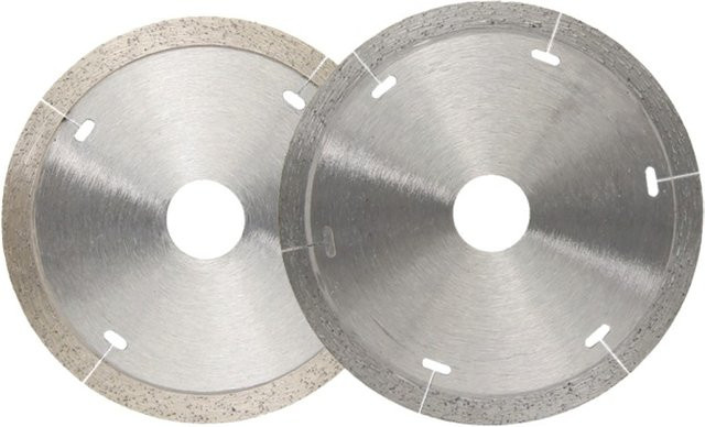GhPcd Diamantsägeblatt Trennscheibe für Metall und Steinfliesen zum Trocken- und Nassschneiden für Winkelschleifer in 4 Zoll und 5 Zoll - Bild 1