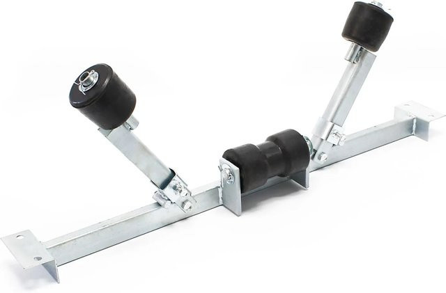 Wiltec Pendelrolle Boot als Sliphilfe und Kielrolle für Trailer in Mehrfarbig aus verzinktem Stahl, Länge: 80 cm - Bild 1