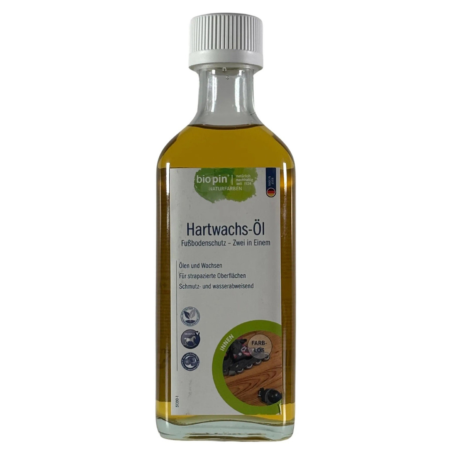 Biopin Hartwachs-Öl Farblos Satin-Glanz 0,25 l - Bild 2