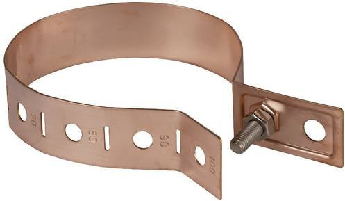 DEHN Regenrohrschelle RRS V 60.150 B10.5 CU in Kupfer - Bild 1