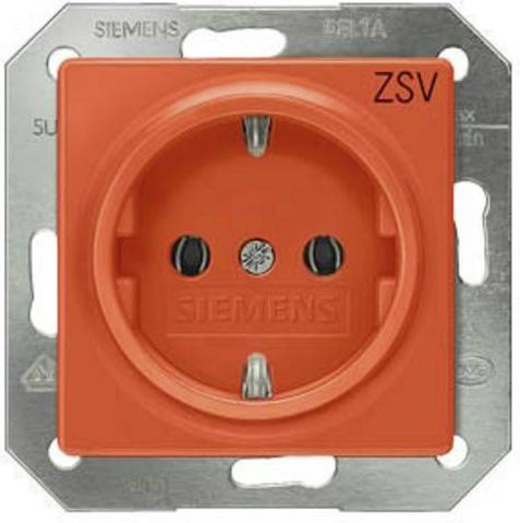 Siemens Schalterprogramm Steckdose Orange 5UB1911 - Bild 1