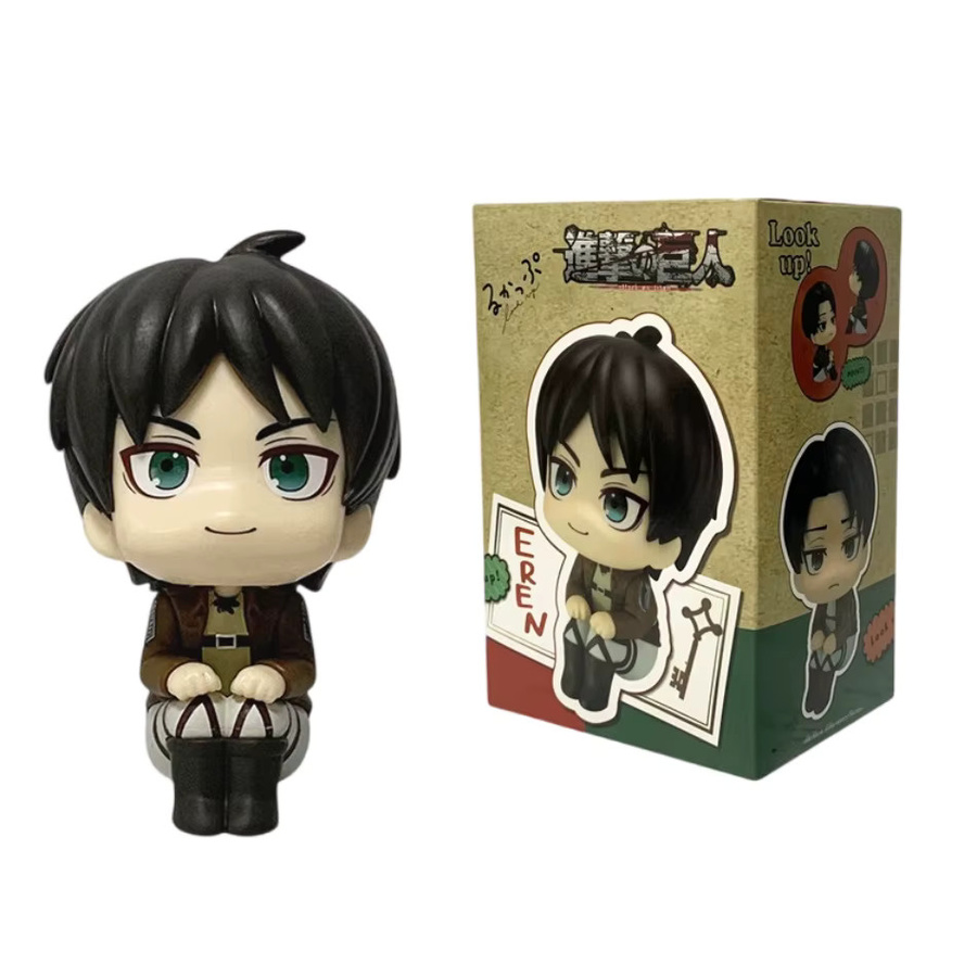 Bandai Attack on Titan Look Up Levi Ackerman Eren Jaeger Mikasa, PVC-Figur, Einzelfigur, Bunt / Mehrfarbig - Bild 4