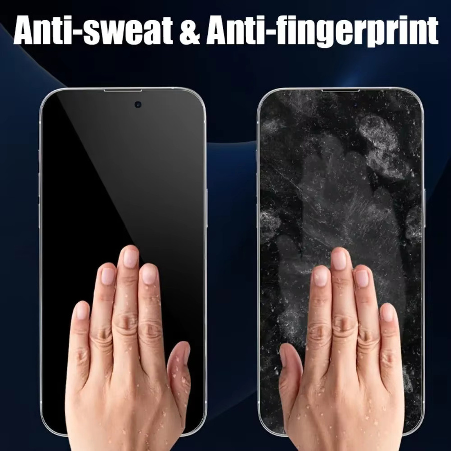 2 Stück Sichtschutzfolie aus gehärtetem Glas für Apple iPhone 16 15 14 13 12 11 Pro Max Plus XR XS und X, transparent - Bild 3